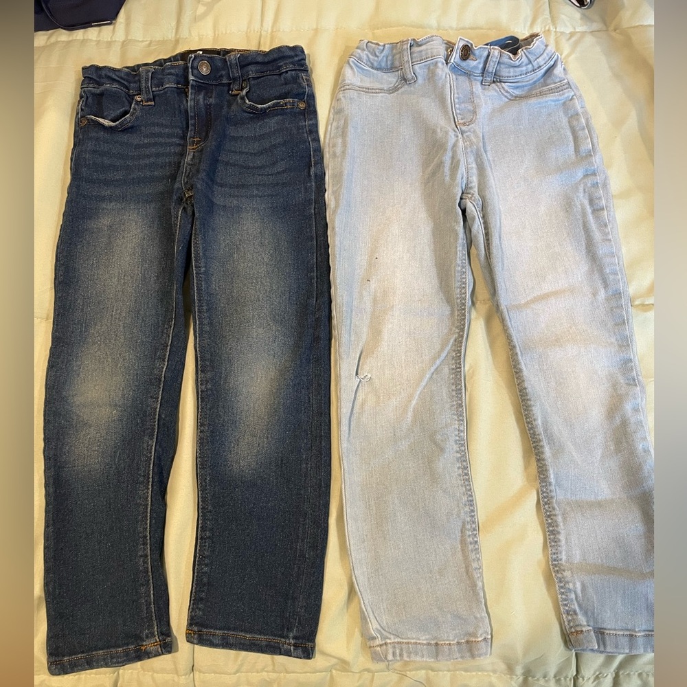 Girls stretchy jeans size 6